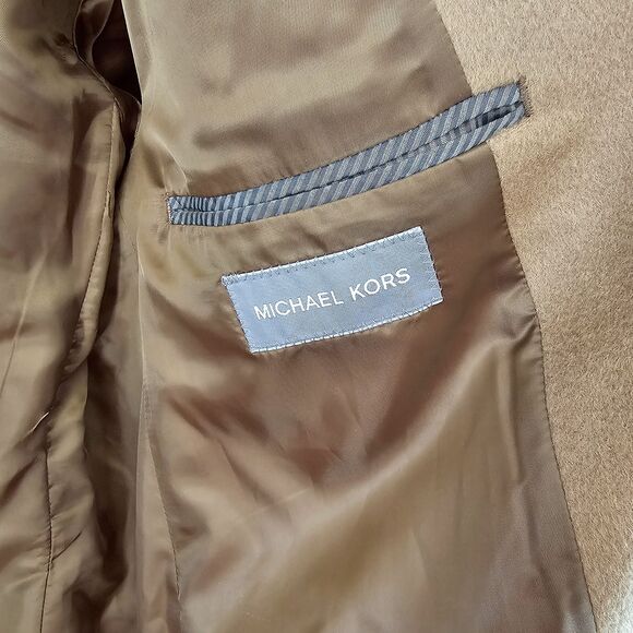 Michael Kors Men's 42R Wool Cashmere Blend Long Coat - Picture 5 of 6